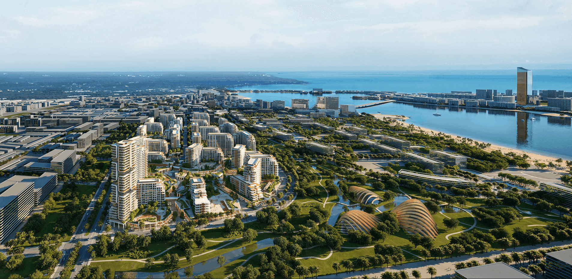 The Strand — aerial masterplan